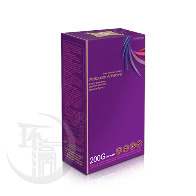 
 Клей для обойки обоев, меняющий цвет  