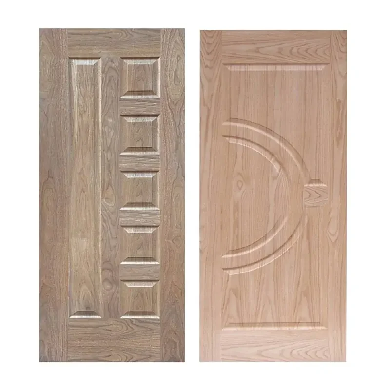 3 мм натуральный Сапеле шпон MDF формованные дверные шкуры