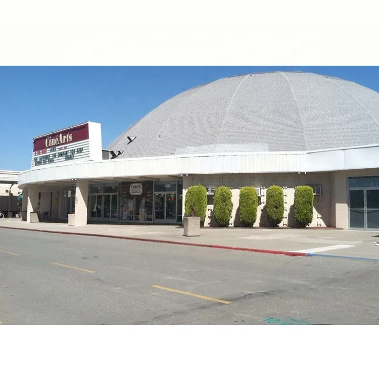 Prefab Space Frame Arch Roof Hall Steel Structure Shopping Mall Industrial Building