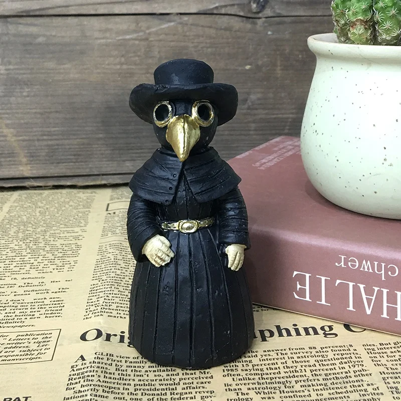 Voodoo Doll Cone Burner Reflux Incense Burner Tabletop Interior Resin Decoration Handcrafted Halloween Gifts