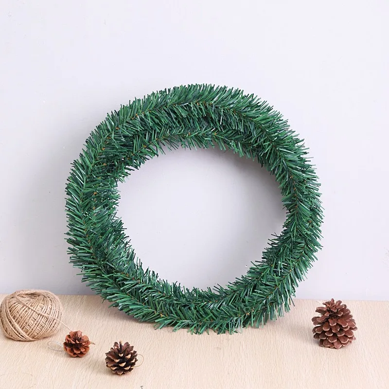 5.5m Pine Artificial Fir Garland Christmas Tree Decoration Garland Decorative Green Red Christmas Xmas Tree Rattan Banner Decor