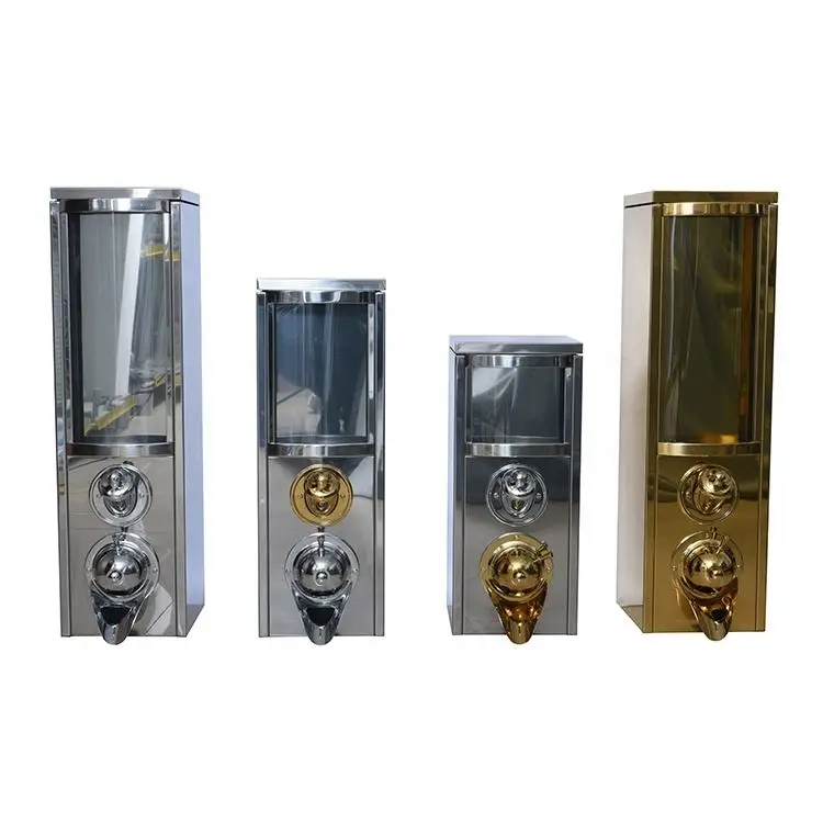 China manufacture coffee beans storage stainless steel  coffee bean dispenser silo