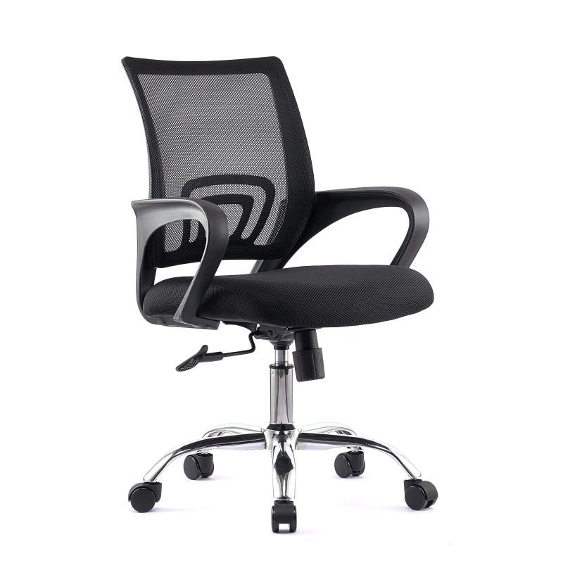 China Foshan Furniture High Back Ergonomic Home Office Chairs Nylon Base Blue Executive Computer Desk Chair