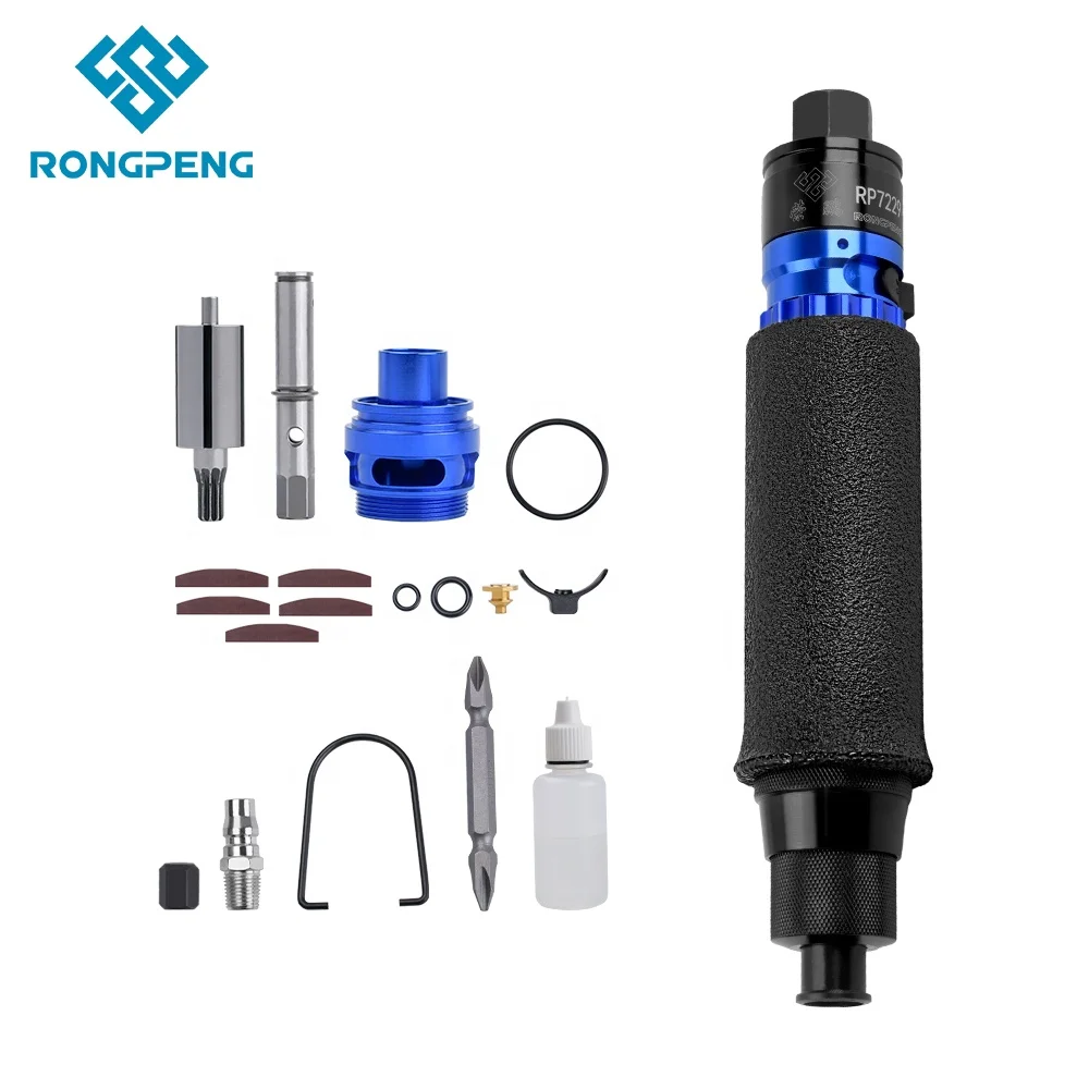 RONGPENG RP7229 Air Impact Wrench Pneumatic Gun 1/4' Ratchet Drive 800 rpm Auto Twisiting Nut Puller Screwdriver for Car Repair