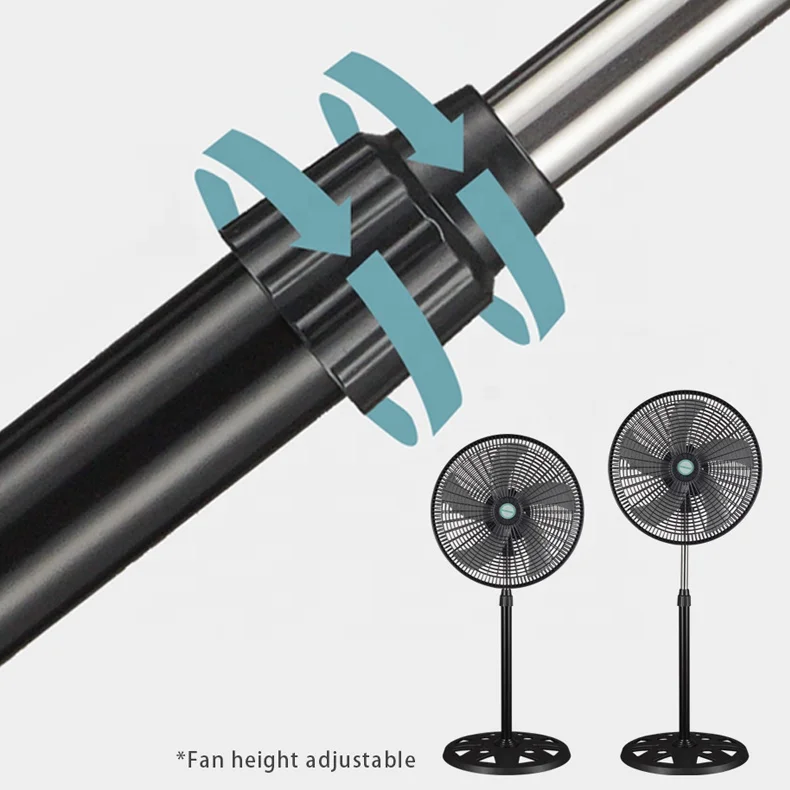 High Performance Modern 5 Blades Colorful 18 Inch Cooling Stand Fan Motor Electric