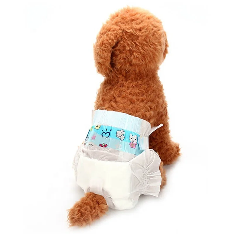 QIJI Disposable Dog Cat Pamper for Male and Female Dog Disposable Pet Diaper