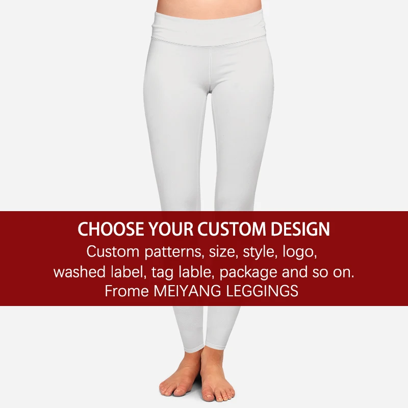 230gsm Womens Solid Color Buttery Soft brushed Water Print Leggings High Waist Yoga Pants Black Milk Silk Leggings for women