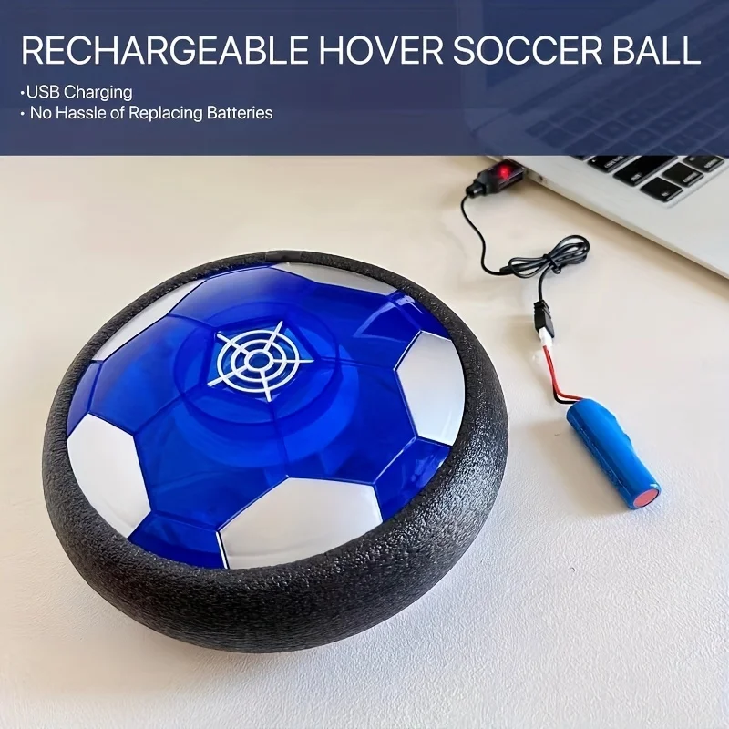 Hover Soccer Ball for Kids Boy Birthday Gifts  Indoor Toy Games Gift for Boys Age 6, 7, 8, 9, 10 Year Old - Light-Up Toys Game