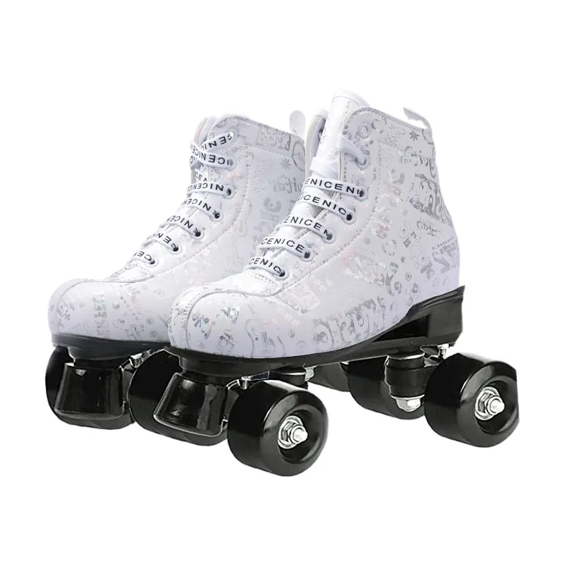 Модный 4-х колесный скейт обувь для взрослых