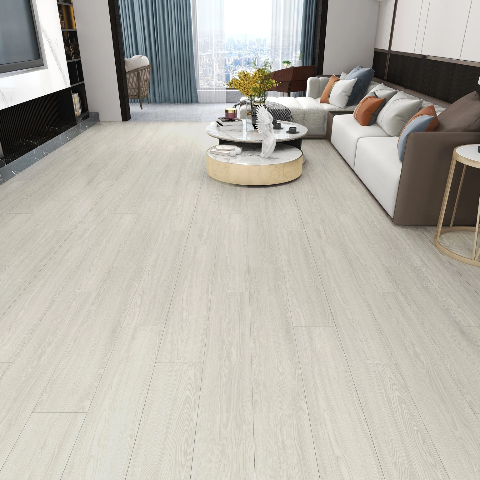 3d wood texture 2mm pvc wood grain floor self adhesive tiles peel and stick vinyl plank flooring