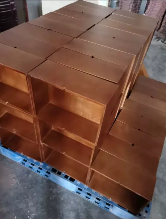 Chuanghua Custom Wood Christmas Gift Box Gift Boxes With Acrylic glass Windows Gift Wooden Boxes With Handles