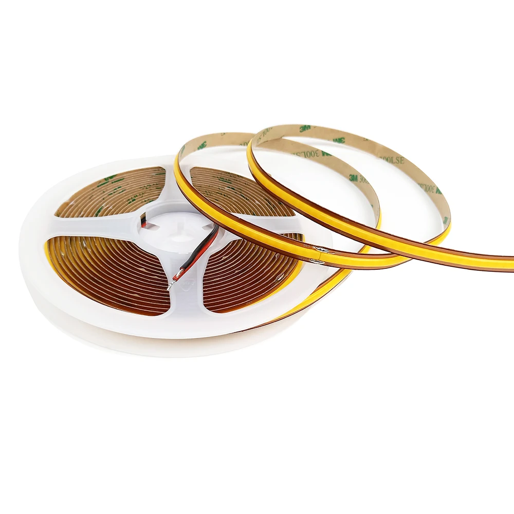 new arrival 528leds free cutting cob led strip light 12w ip65 silicone cob strip with 8mm double layer copper FPC