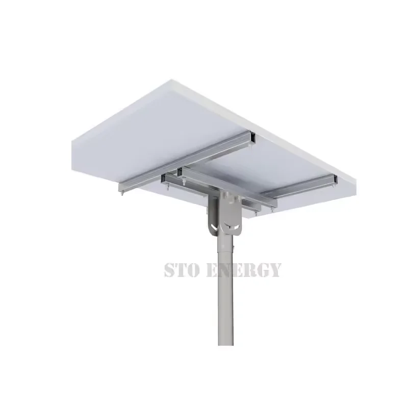 Customized double solar panel pole mount PV solar rack energy solar pole mount adjustable ground mount solar