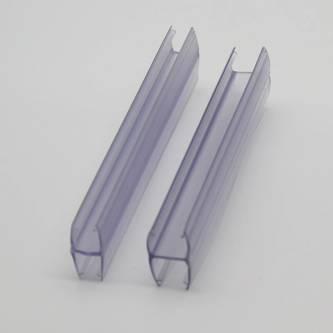 H style 180 degree glass to glass inline shower door seal