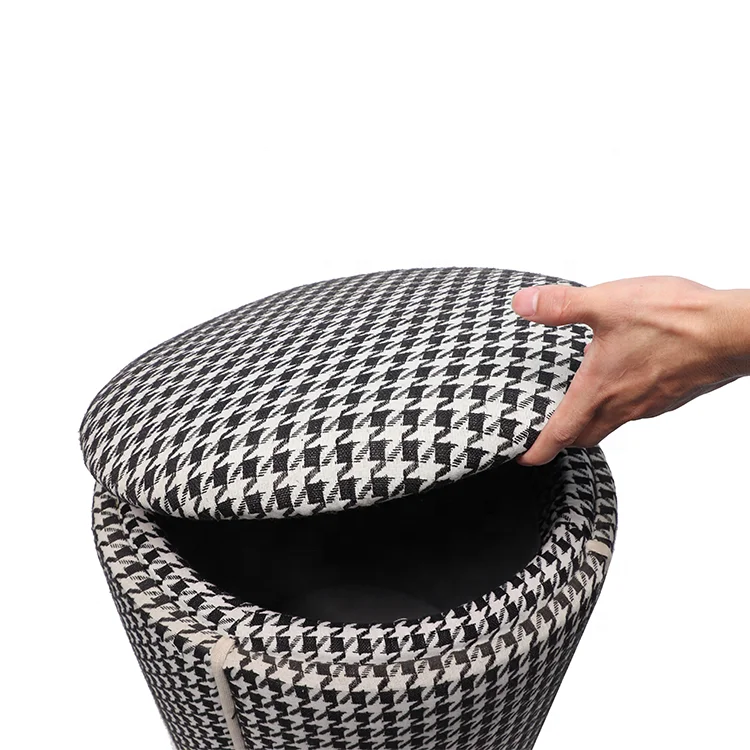 Footstool storage ottoman pouf chair