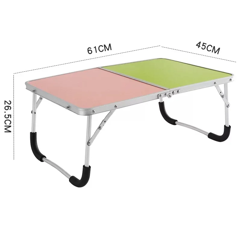 Outdoor Aluminium Folding Portable Laptop Stand Desk Camping Picnic Table