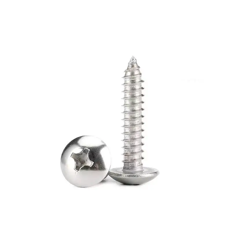 Titanium Large Phillips Recessed Machine Screws Stainless Steel with Zinc Finish ISO Standard Phillips and Slotted Screws
