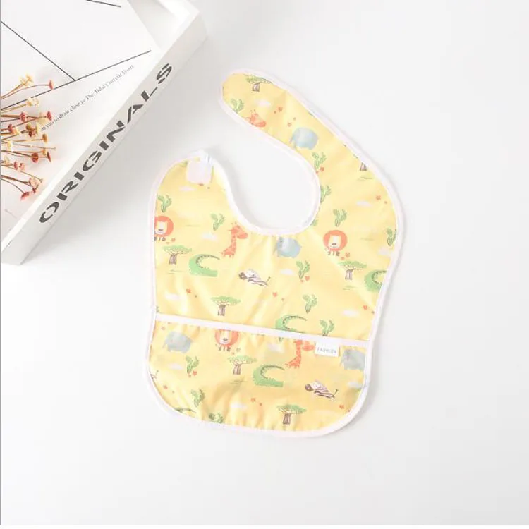 2021 Amazon hotsale cute designs best polyester baby bibs with high quality