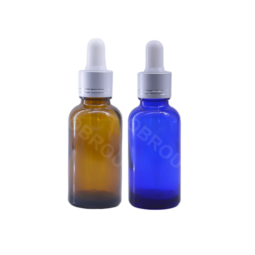 100ml 50ml 30ml 20ml 15ml 10ml 5ml amber glass bottle with dropper for e vape oil clear blue essential oil bottle