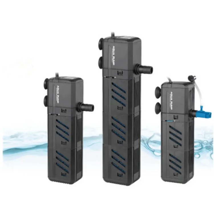Fish tank filter three in one silent circulating submersible built-in oxygen pump water purification equipment water pump