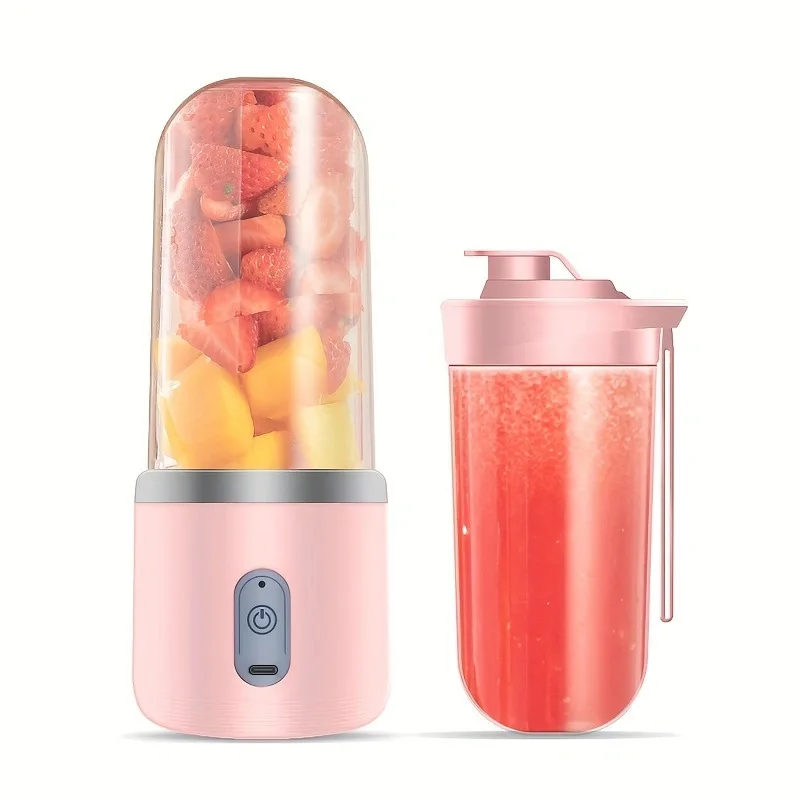 New Juicer USB Charging Small Juice Cup Wireless Electric Multifunctional PCTG Food Grade Milkshake Juicer Blender