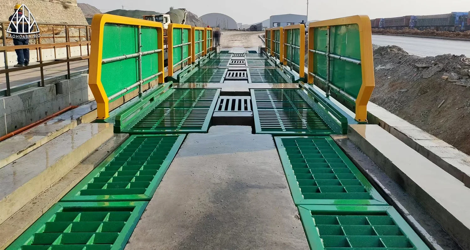 Site transport mobile muck truck special automatic high pressure roller car washing machine cleaning system