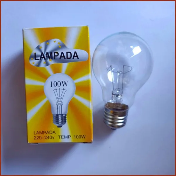  Традиционная лампа накаливания A55 220V Clear GLS Shape 100W E27 Base OEM CE