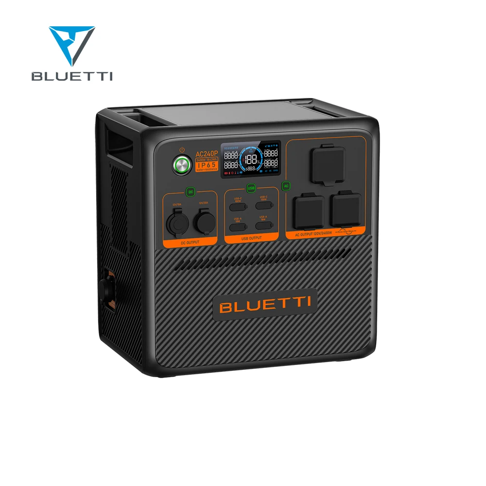 BLUETTI Emerge Portable Electric Power Stations with High Wattage Large Appliances 2000W Capacity 12V/24V DC Output for RV