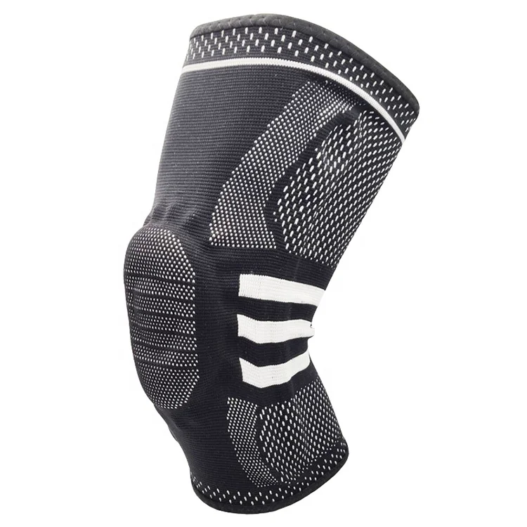 Adjustable Kneepads Basketball Ksupport Compression Silicone Volleyball Knee  pad Spring Knee