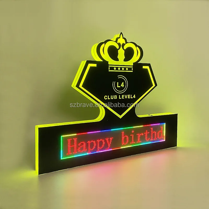 Party Supplies Bar Rechargeable VIP Display XO Hennessy Champagne Stand Rack LED GIFT BOX Bottle Presenter