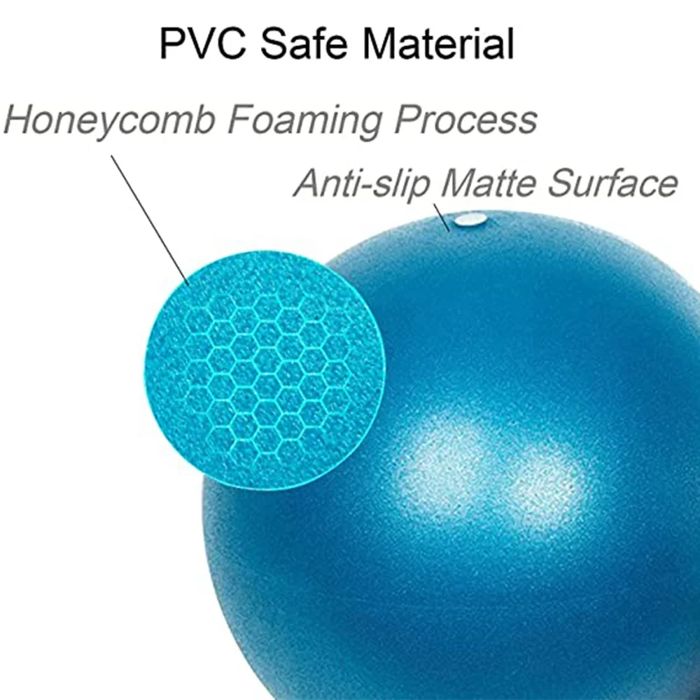 2023 Custom Logo Anti Burst Big Core Pilates Wholesale Exercise Fitness Gym 25cm PVC Yoga Ball