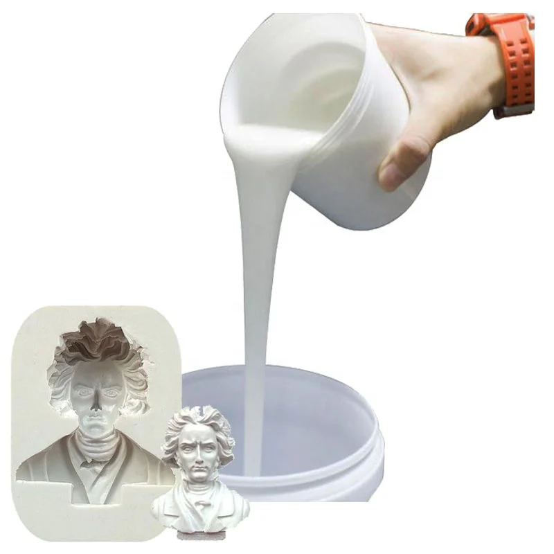 plaster statues molds casting rtv2 liquid silicone rubber tin cure silicone molds making silicone