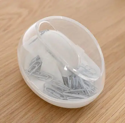 Factory wholesale Custom Desk Magnetic Clips Dispenser storage box desktop accessories Paper Clip Holder For School Office home