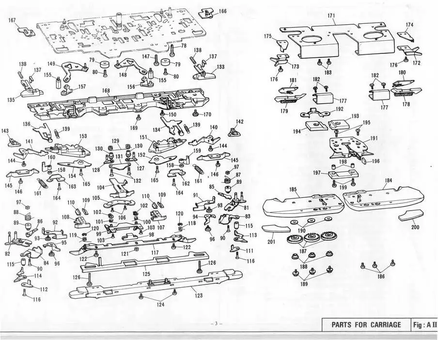 KH260 Knitting Machine Spare Parts Single Sewing Machine Accessories