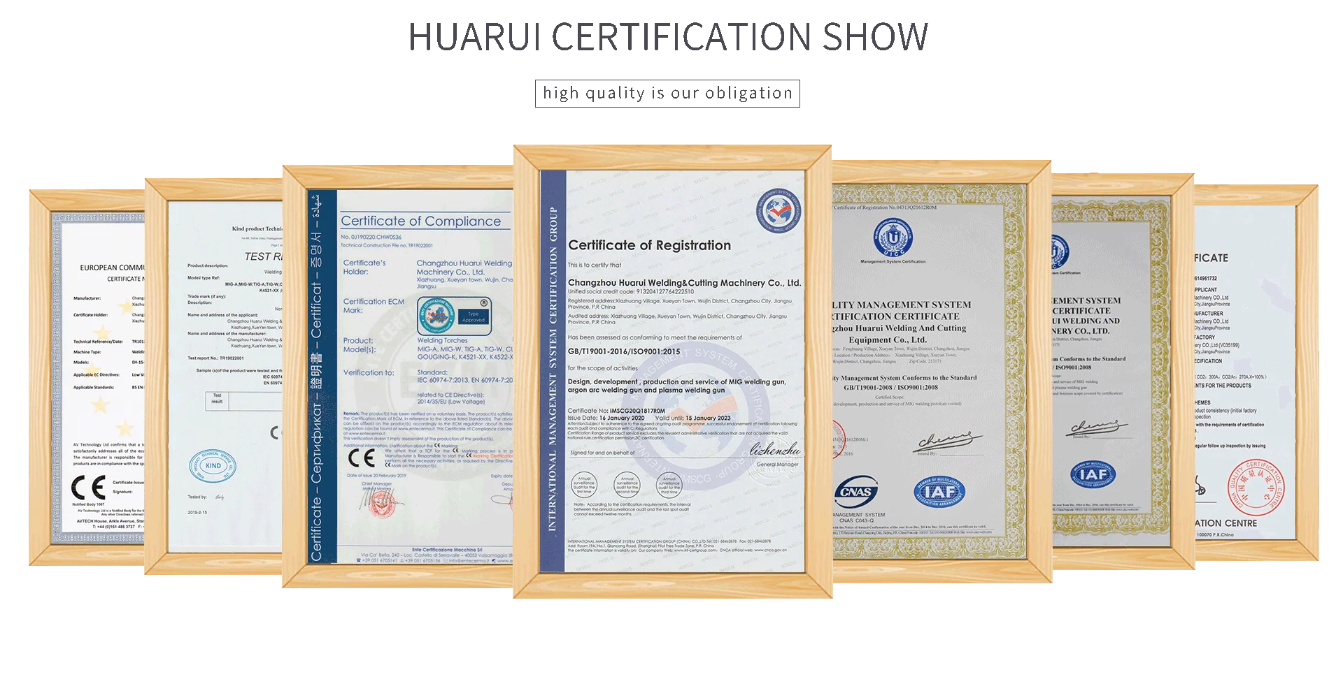 HUARUI  Welding Gun Parts 42.0001.5128  42.0001.5129 Welding Nozzle for FR MIG Welding Torch