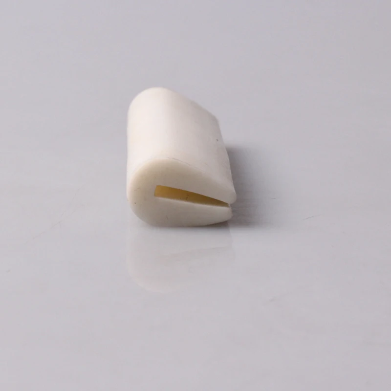 U shape profile silicone sheet metal edge trim protection rubber seal strip for boat windshield gasket