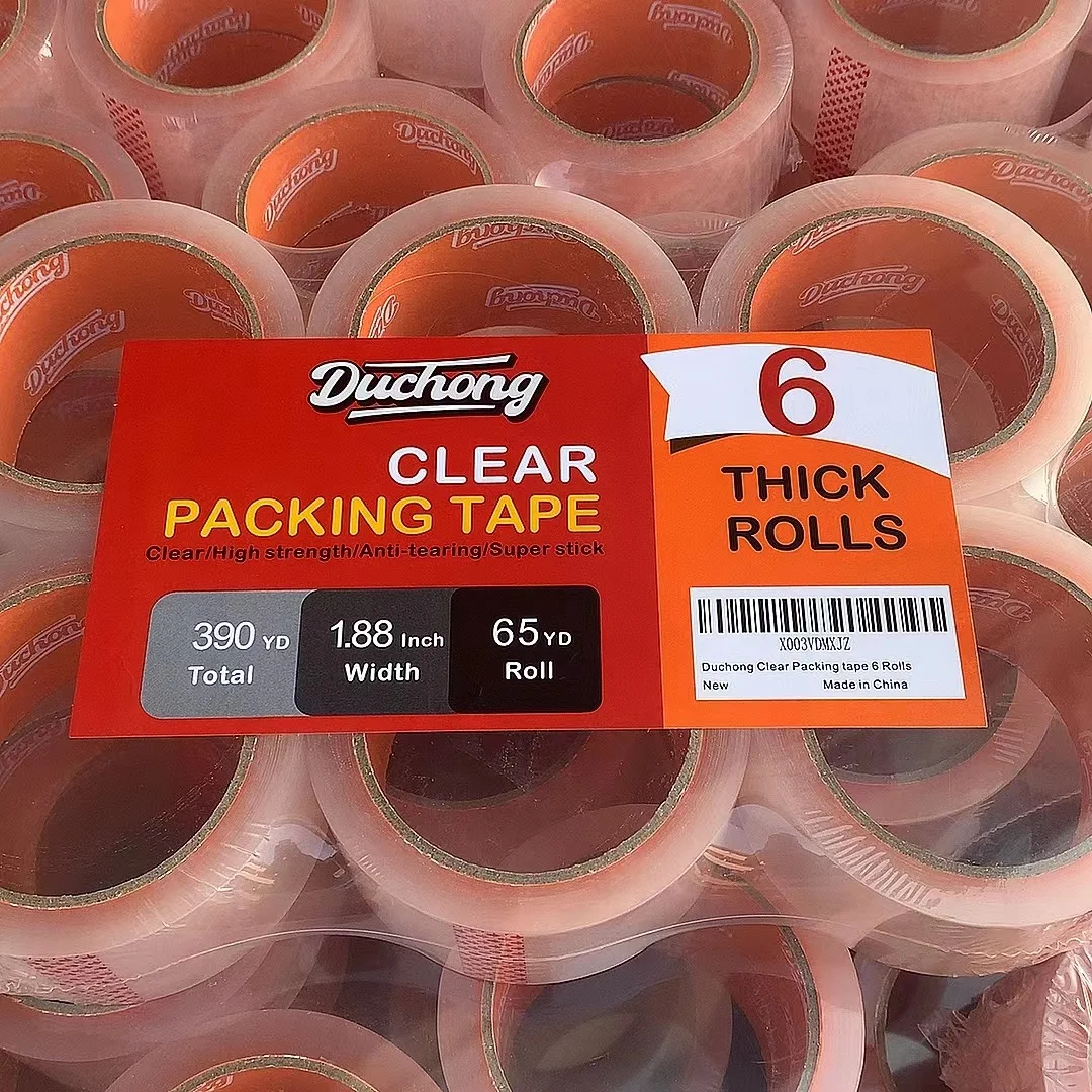 Heavy Duty Grade Carton Sealing Tape 2.6 MIL Acrylic Adhesion  2in x 110 yards