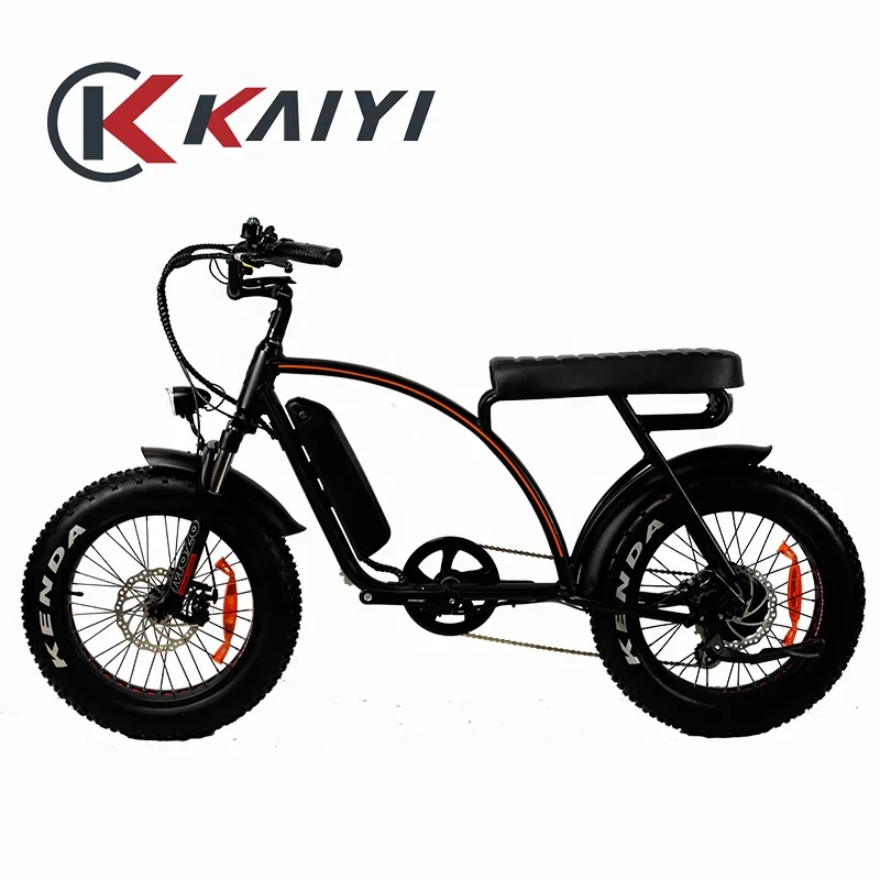 KAIYI Fat Tire Electric Cargo Bicycle Moped Ebike Kit Electric Bmx Bike Adult Super Power Dual Motor Available 500 1000w 20 Inch