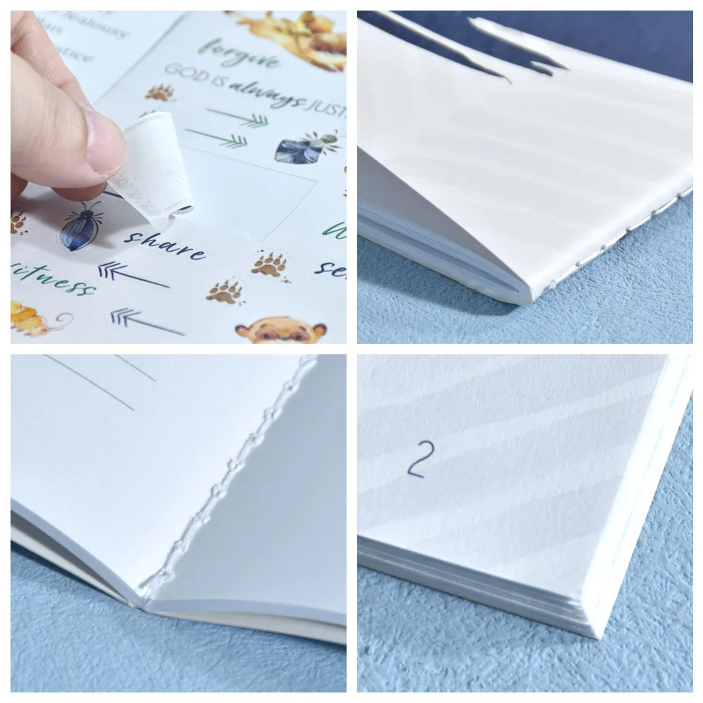 Custom printing paperback workbooks softcover books with perfect binding