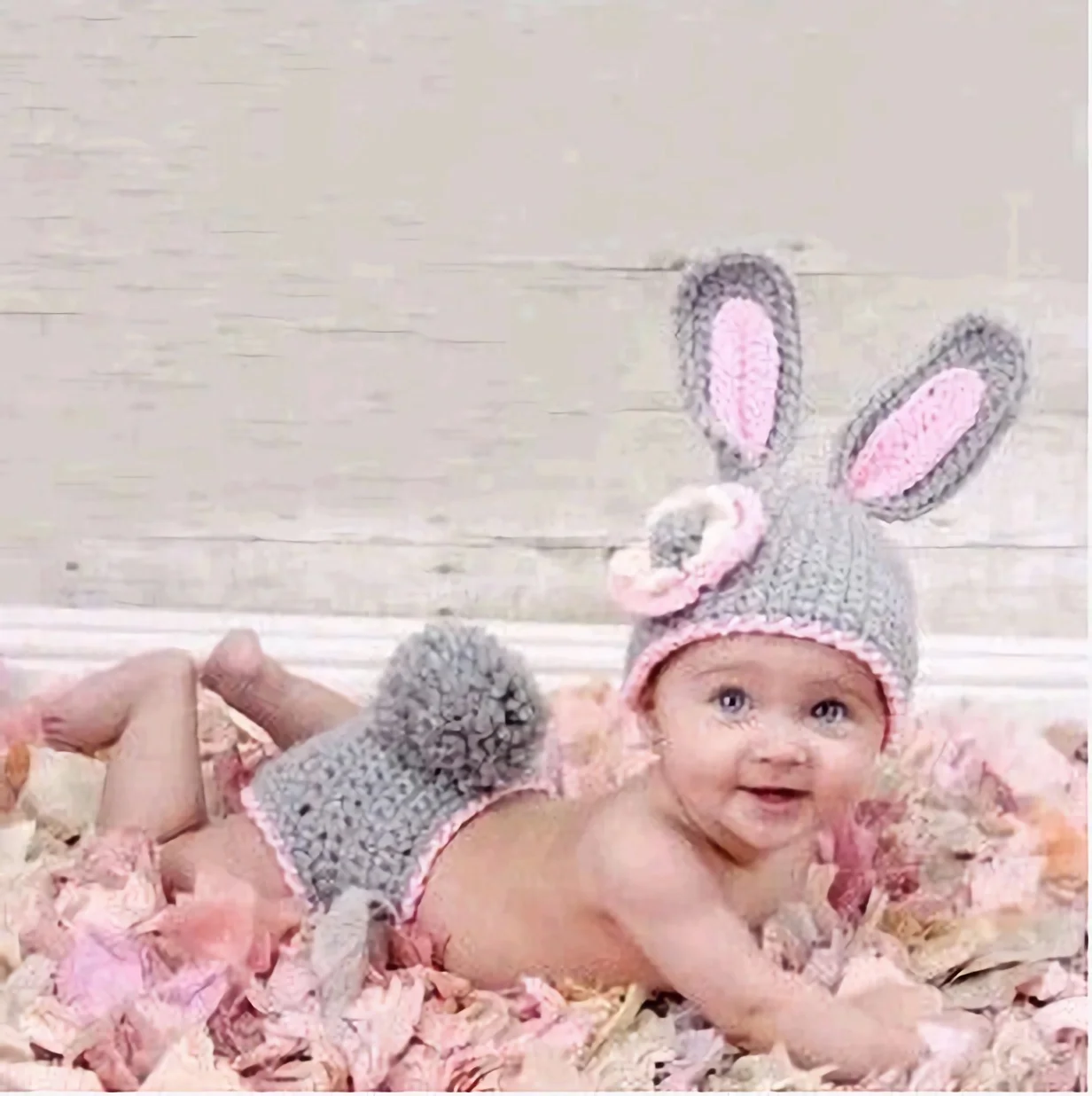 Cute Newborn Baby Photoshoot Clothing Cartoon Animal Wool Knitting Knitted Crochet Clothes for Infant Photography Props