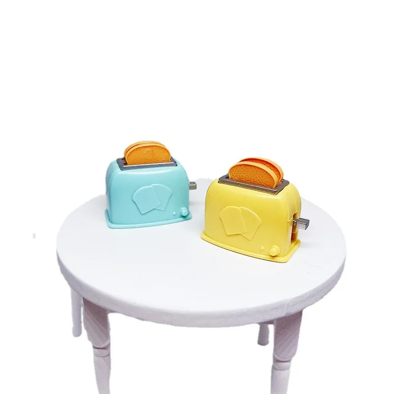 Miniature Dollhouse Kitchen Toys Set Doll House Furniture Accessories 1/12 Decoration Waffle Maker Toaster