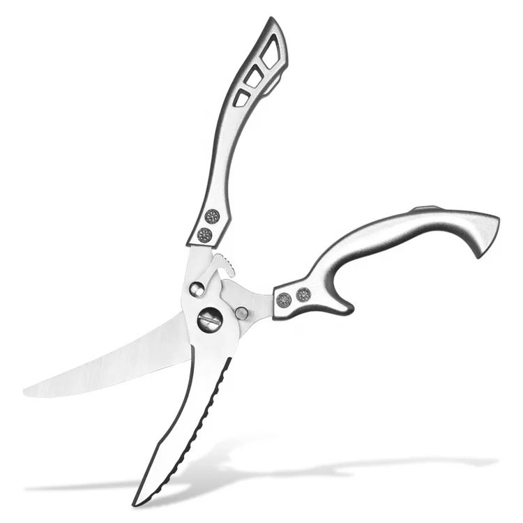 Dishwasher Safe Cooking Scissor Multipurpose Stainless Steel Sharp Utility Food Scissors for Chicken Poultry Fish Herbs