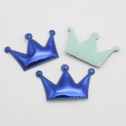 7 шт./10 шт. 45x30 мм материалы ручной работы Корона из искусственной кожи аксессуары для волос головной убор аксессуары L0602