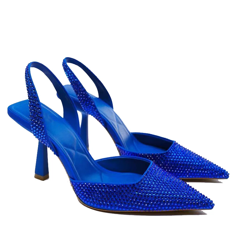 Wholesale High Pointed Toe Arrivals Stiletto Heels for Women Party Street High Heeled Sandals Dress Leather Shoes Wedding Pumps