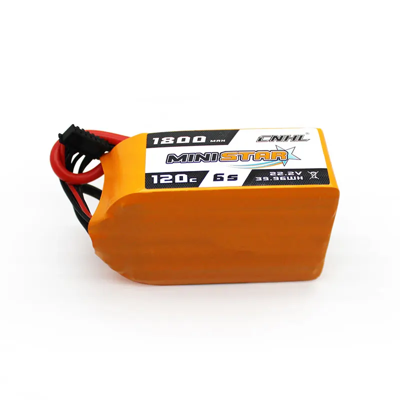 1800mAh 22.2V 6S 120C(Max 240C) CNHL MiniStar Lipo  Lipo Battery Pack with XT60 Plug For FPV