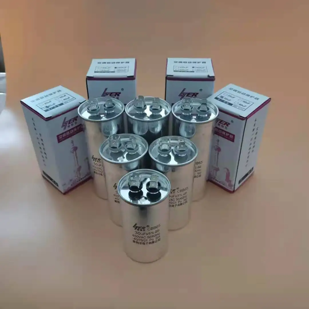 Spot wholesale starting capacitor 35uf AC motor capacitor