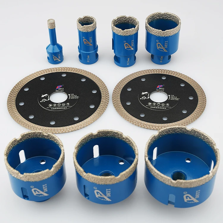 European quality diamond crowns for ceramic tiles hole saw 3 3/8