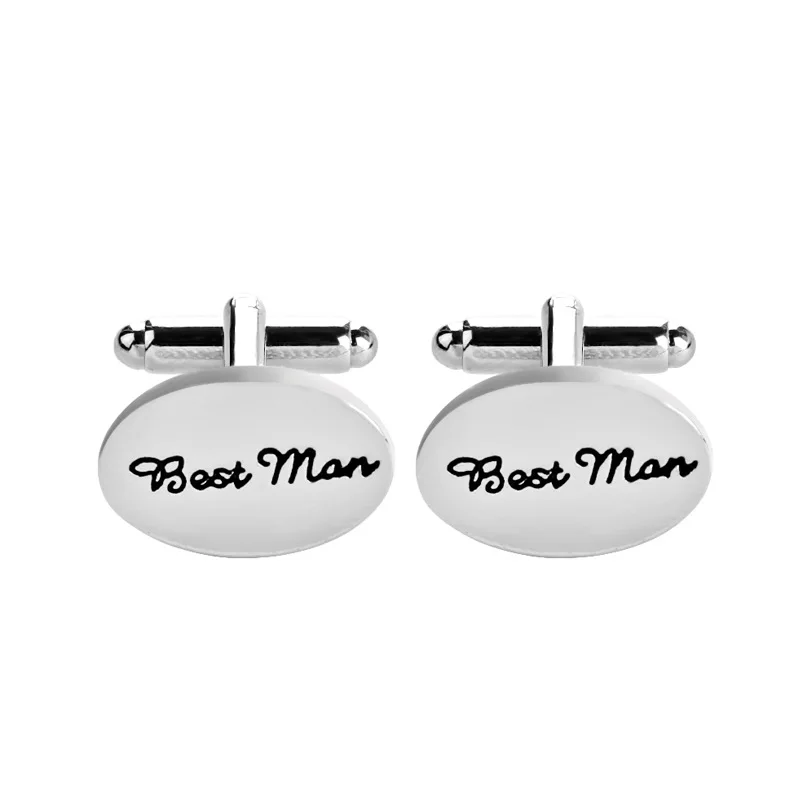 SS-382 Wedding CuffLinks for Men and Groom Father of the Bride Wedding Gifts Cuff Links