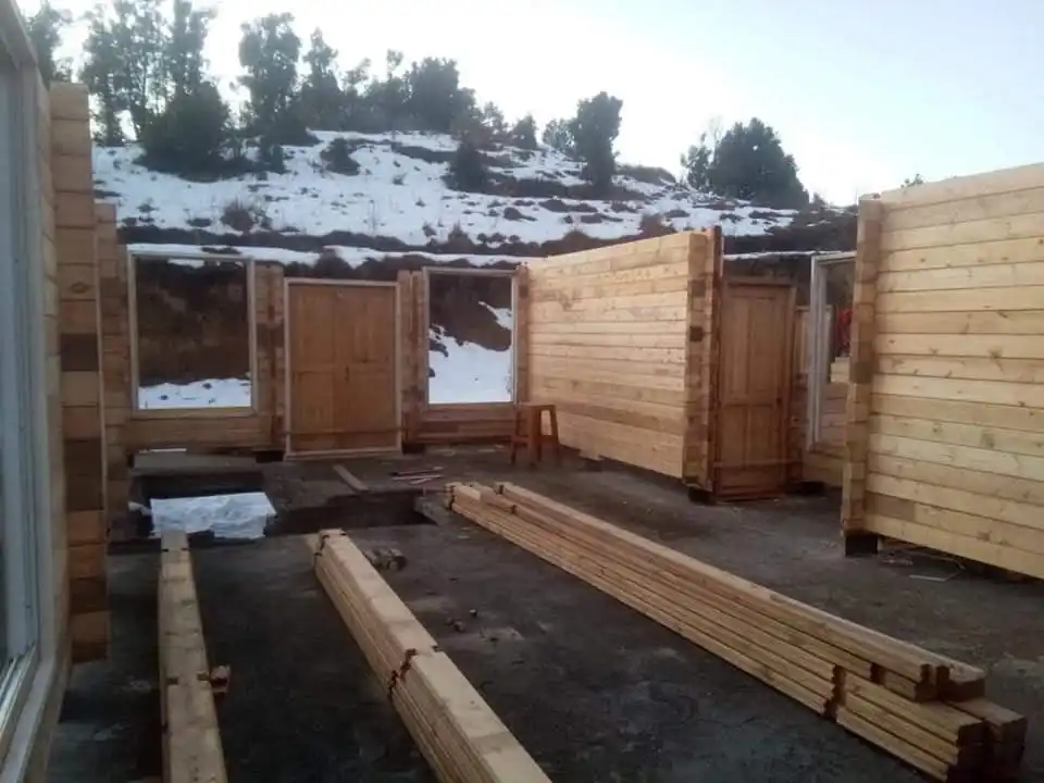 High Quality Italian Classic Design Prefab House Villa Luxury Custom Summer House Timber Wooden House