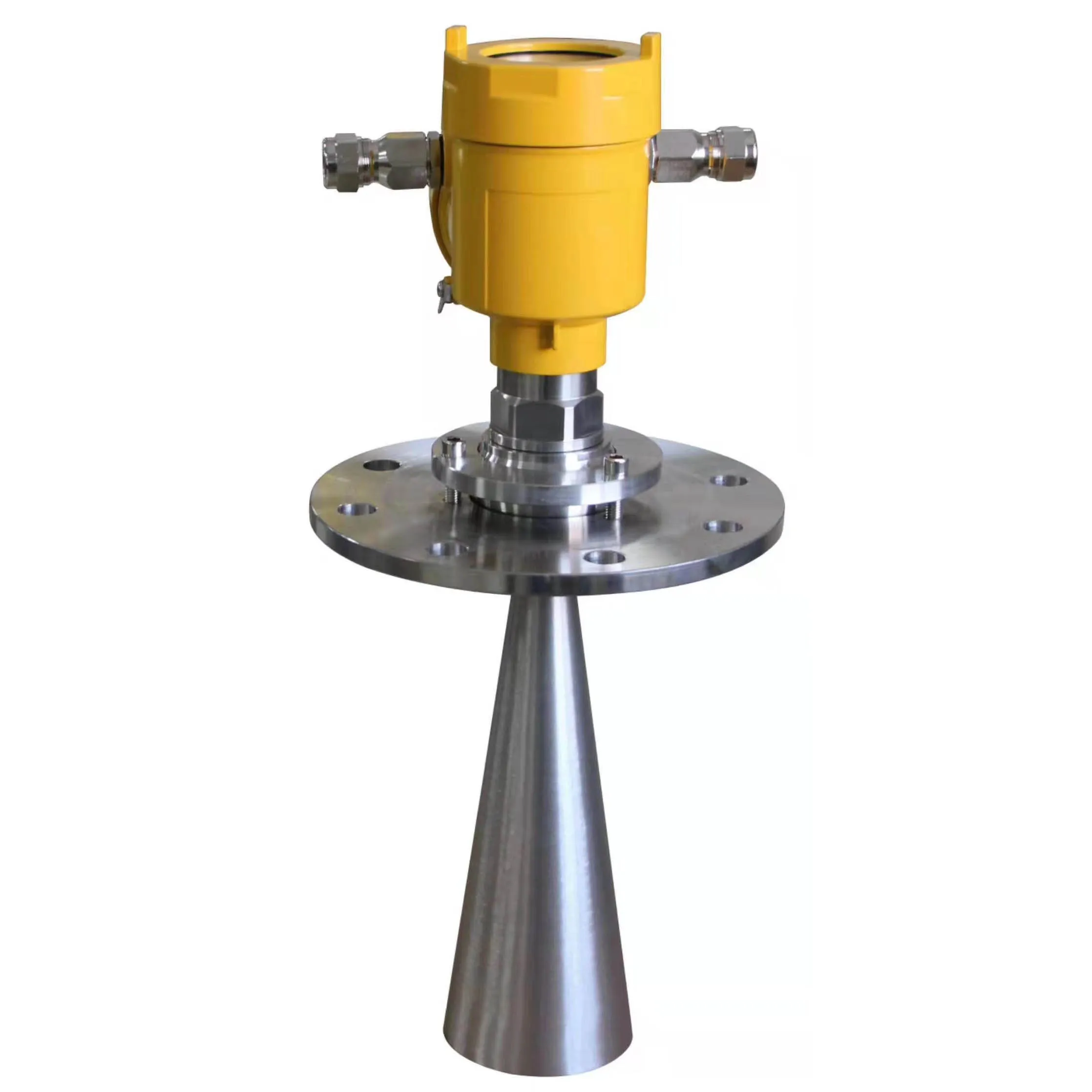 
4-20mA liquid level transducer radar level transmitter 26G HZ radar level sensor water river monitor 